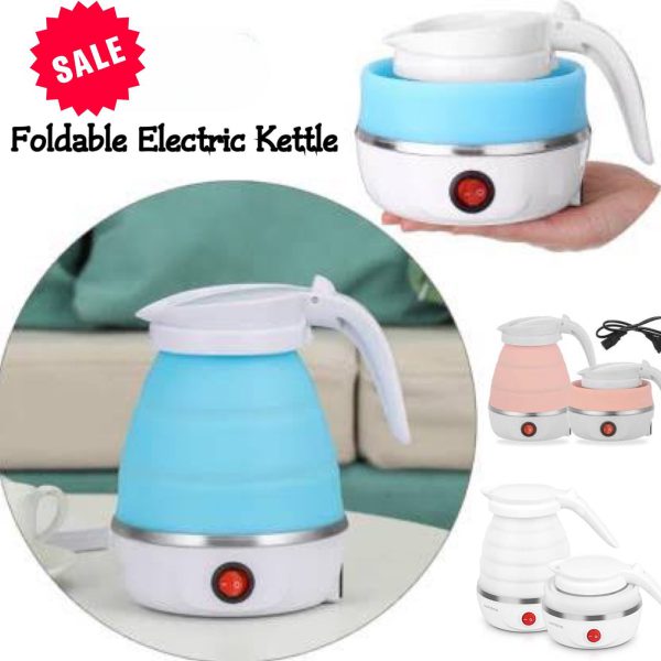 "Foldable Electric Kettle: Portable Tea Pot for Travel and Home Use"