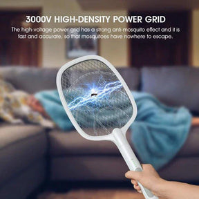 2-in-1 Electric Mosquito Killer Racket Swatter & Mosquito Standee & Hand Racket