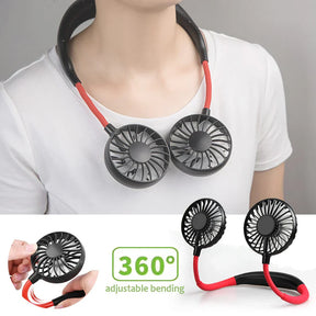 Beat this Hot Summer - Get Portable Double Gear Speed Neck Fan