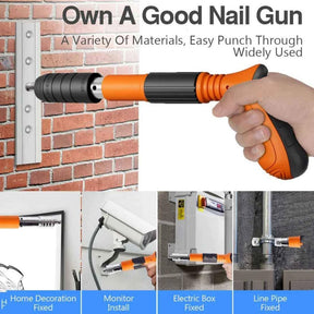 Air Nailer Gun Concrete, Steel Nail Gun Kit
