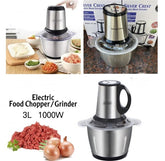 Multi Functions Crest Meat Chopper, Silver (3 Litr) Steel Bowl