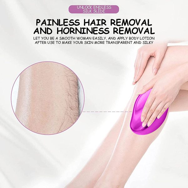 "Crystal Hair Eraser: Gentle Hair Removal for Arms, Legs, and Back"