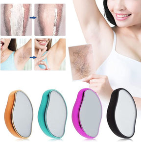 "Crystal Hair Eraser: Gentle Hair Removal for Arms, Legs, and Back"