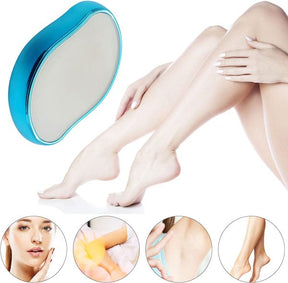 "Crystal Hair Eraser: Gentle Hair Removal for Arms, Legs, and Back"