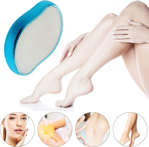 "Crystal Hair Eraser: Gentle Hair Removal for Arms, Legs, and Back"