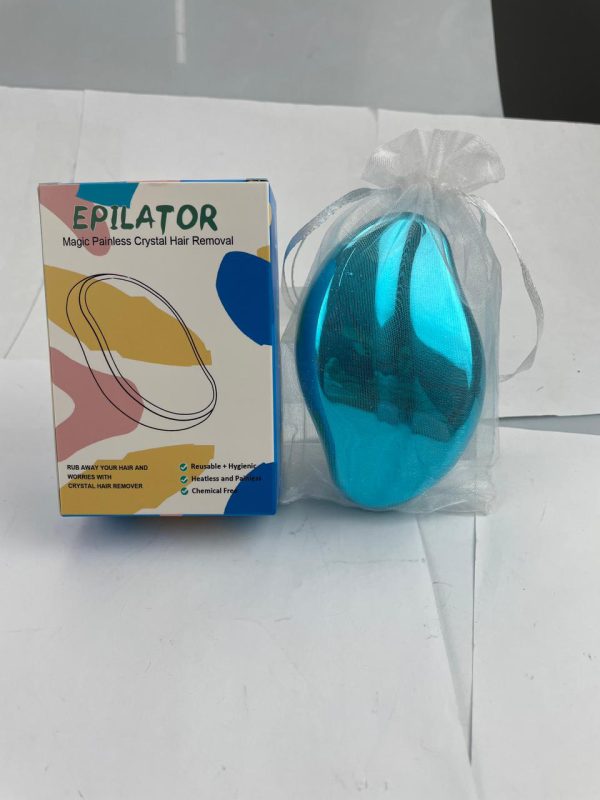 "Crystal Hair Eraser: Gentle Hair Removal for Arms, Legs, and Back"