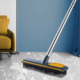 "Adjustable Long Handle Floor Scrub Brush: 2-in-1 Cleaning for Bathroom and Kitchen Floors"