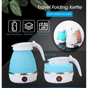 "Foldable Electric Kettle: Portable Tea Pot for Travel and Home Use"