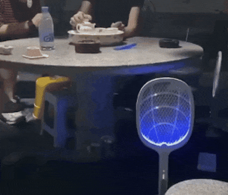 2-in-1 Electric Mosquito Killer Racket Swatter & Mosquito Standee & Hand Racket