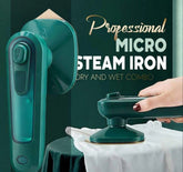 "Professional Micro Steam Iron: Handheld Portable Garment Steamer"